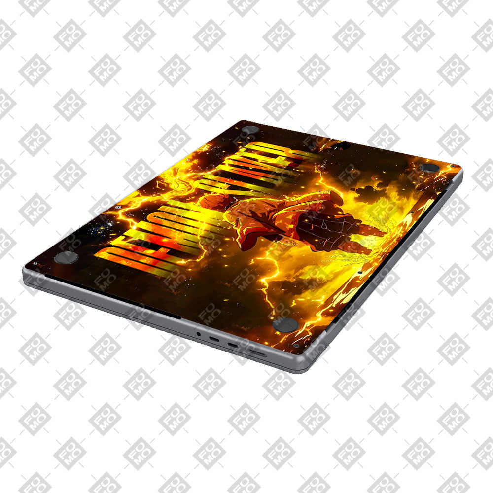 Zenitsu Lightning Strike MacBook Pro 14 M5 2025 Laptop Skin