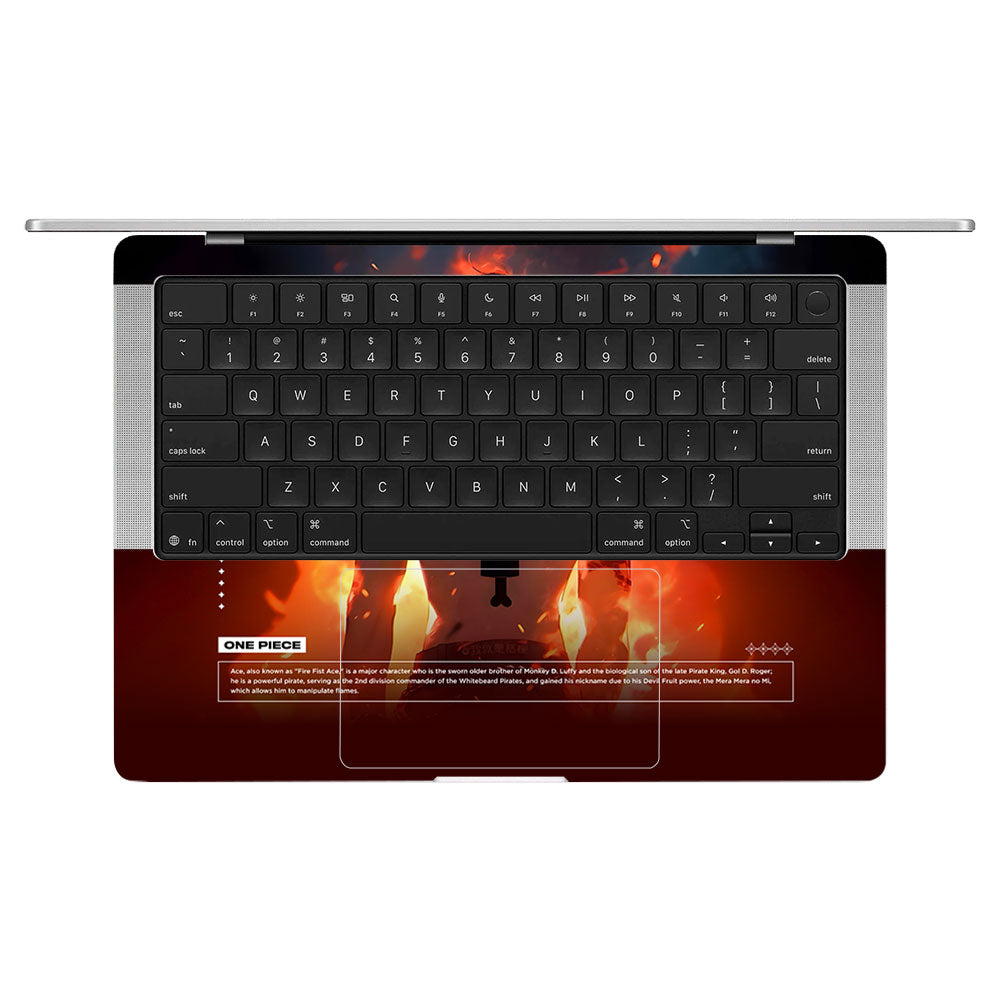 Fire Fist Ace MacBook Pro 14 M5 Pro/Max 2026 Laptop Skin