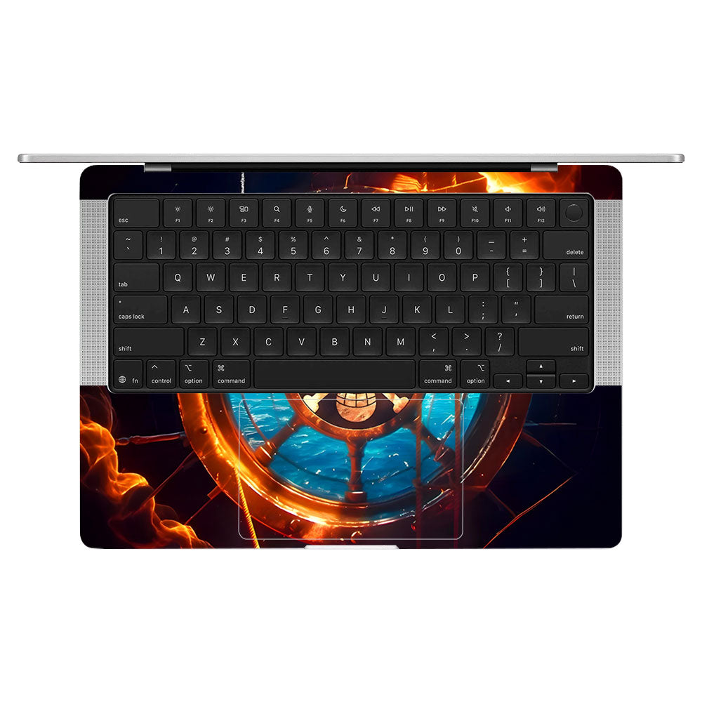 Straw Hat Pirates Emblem MacBook Pro 14 M5 Pro/Max 2026 Laptop Skin