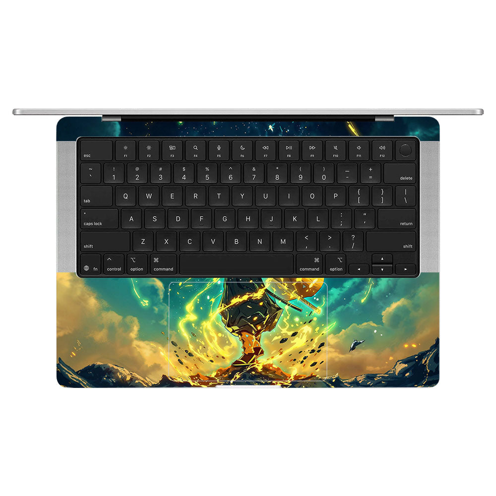 Zenitsu Thunder God MacBook Pro 14 M5 2025 Laptop Skin