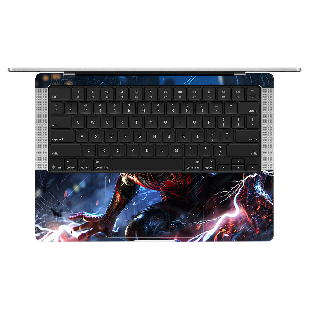 Miles Morales Shockwave MacBook Pro 14 M5 2025 Laptop Skin