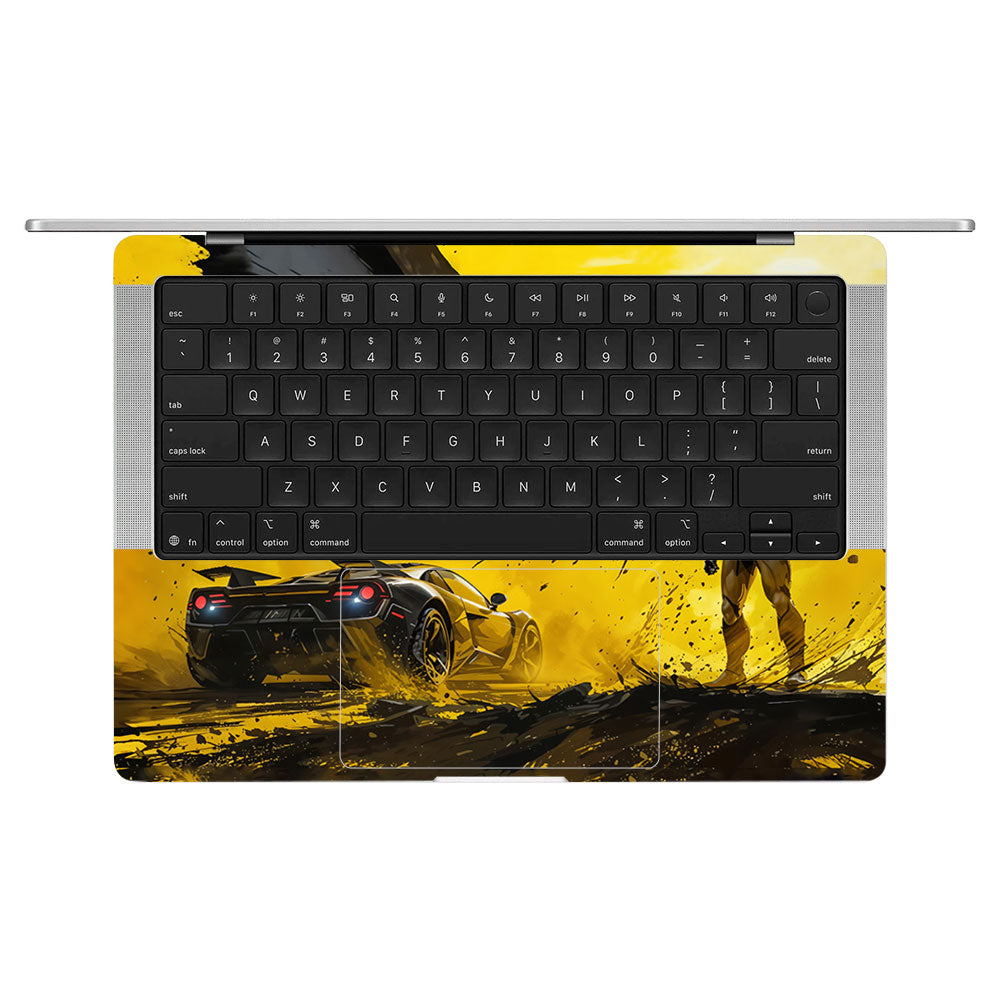 Dark Knight Velocity MacBook Pro 14 M5 Pro/Max 2026 Laptop Skin