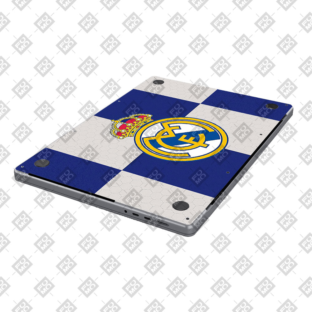 Royal Reign Real Madrid Glory MacBook Pro 14 M5 Pro/Max 2026 Laptop Skin