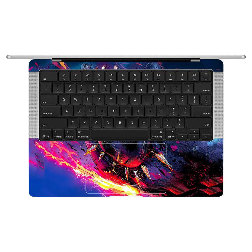 Vibranium Fury Wakandan Charge MacBook Pro 14 M5 2025 Laptop Skin