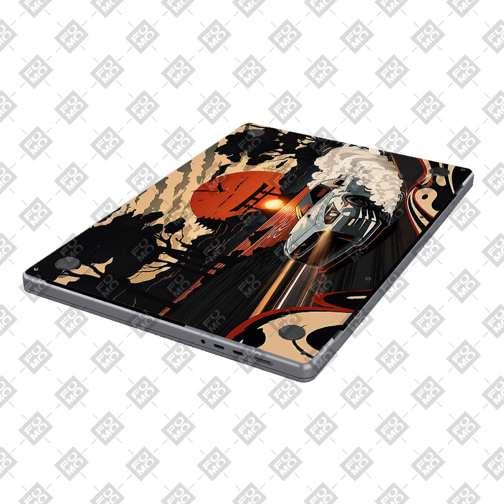 Samurai Rising Sun GTR MacBook Pro 16 M5 Pro/Max 2026 Laptop Skin