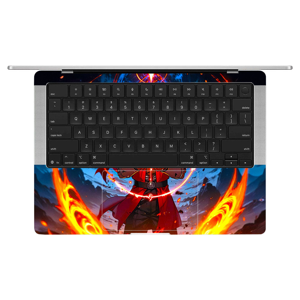 Edward Elric Fullmetal Alchemist MacBook Pro 14 M5 Pro/Max 2026 Laptop Skin