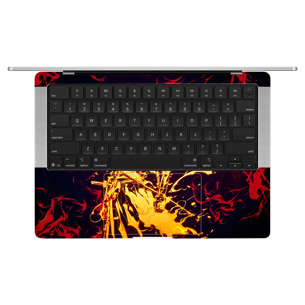Bleach Ichigo Bankai Form MacBook Pro 14 M5 2025 Laptop Skin