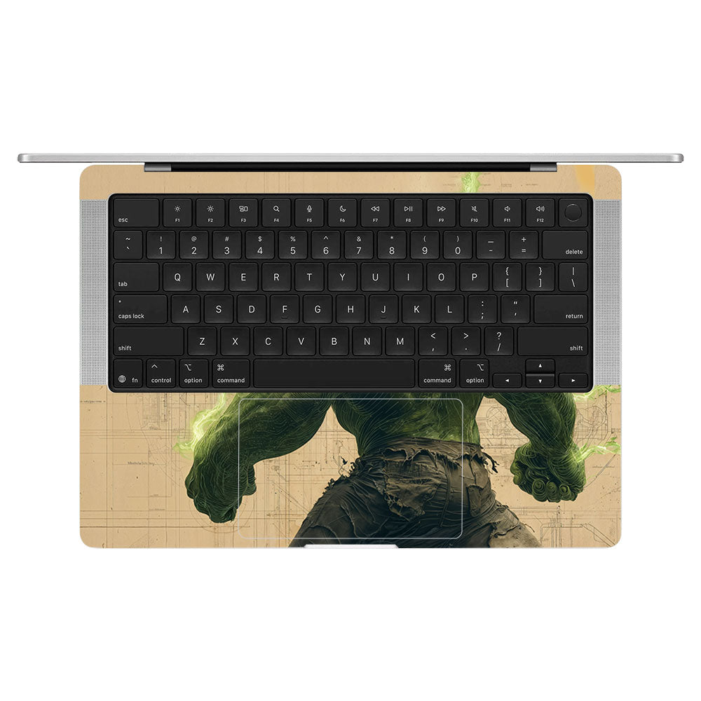 Hulk Unleashed MacBook Pro 14 M5 2025 Laptop Skin