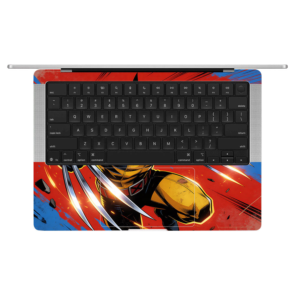 Adamantium Rage MacBook Pro 14 M5 2025 Laptop Skin