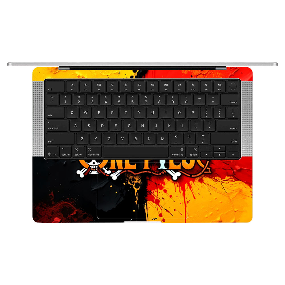 One Piece Paint Splash MacBook Pro 14 M5 Pro/Max 2026 Laptop Skin