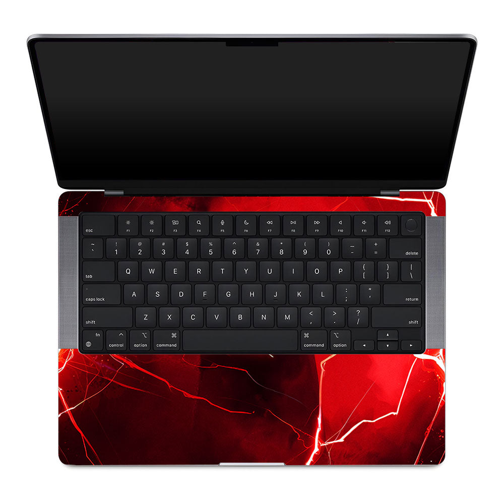 Red Rage Batman MacBook Pro 14 M1, M2, M3, M4 2021-2024 3D Laptop Skin