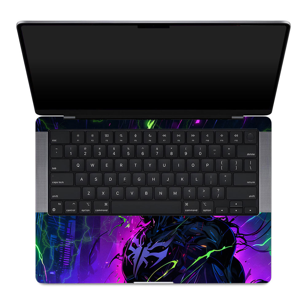 Dark Comic Monster MacBook Pro 14 M1, M2, M3, M4 2021-2024 3D Laptop Skin