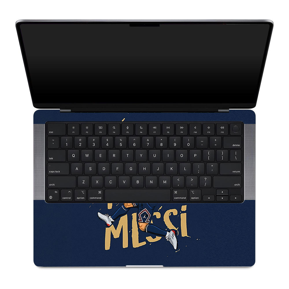 Messi Motion Masterpiece MacBook Pro 14 M1, M2, M3, M4 2021-2024 Laptop Skin