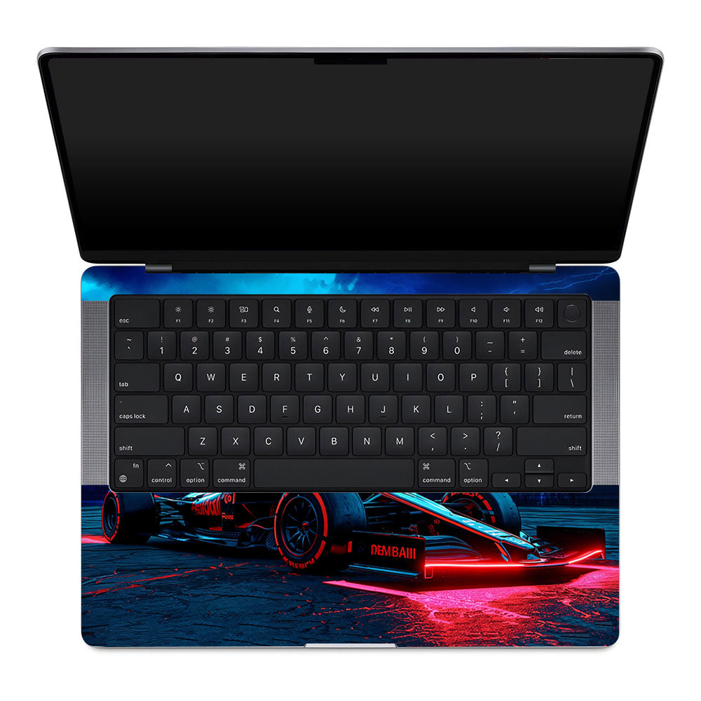 Fututristic Formula 1 MacBook Pro 14 M1, M2, M3, M4 2021-2024 Laptop Skin
