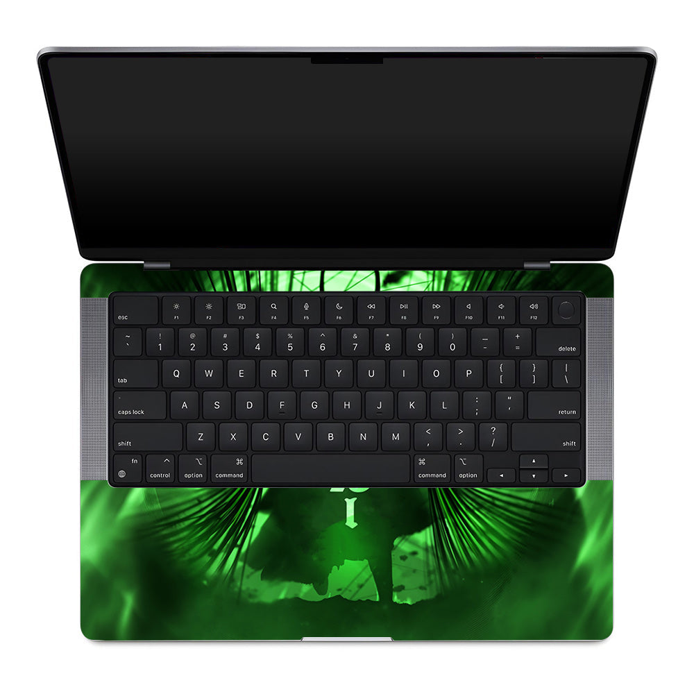 Loki's Green Aura MacBook Pro 14 M1, M2, M3, M4 2021-2024 Laptop Skin
