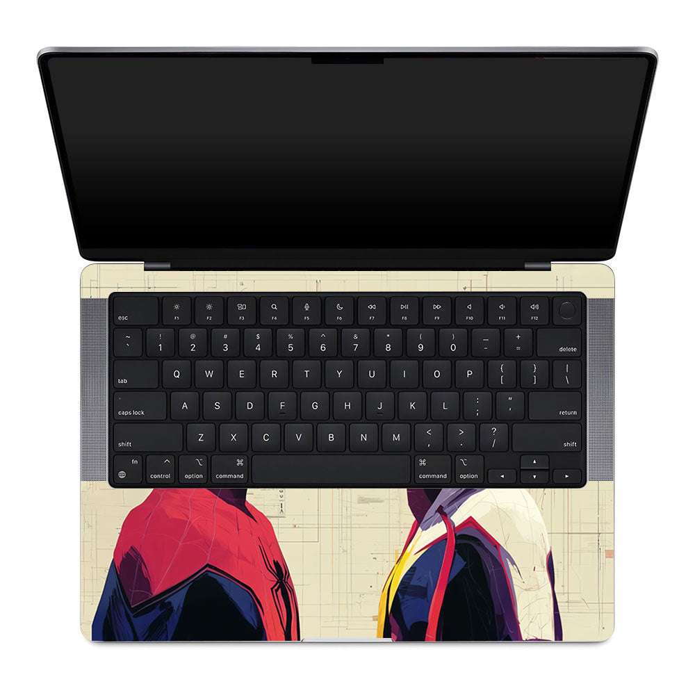 Spider Man X Spider Gwen MacBook Pro 14 M1, M2, M3, M4 2021-2024 Laptop Skin