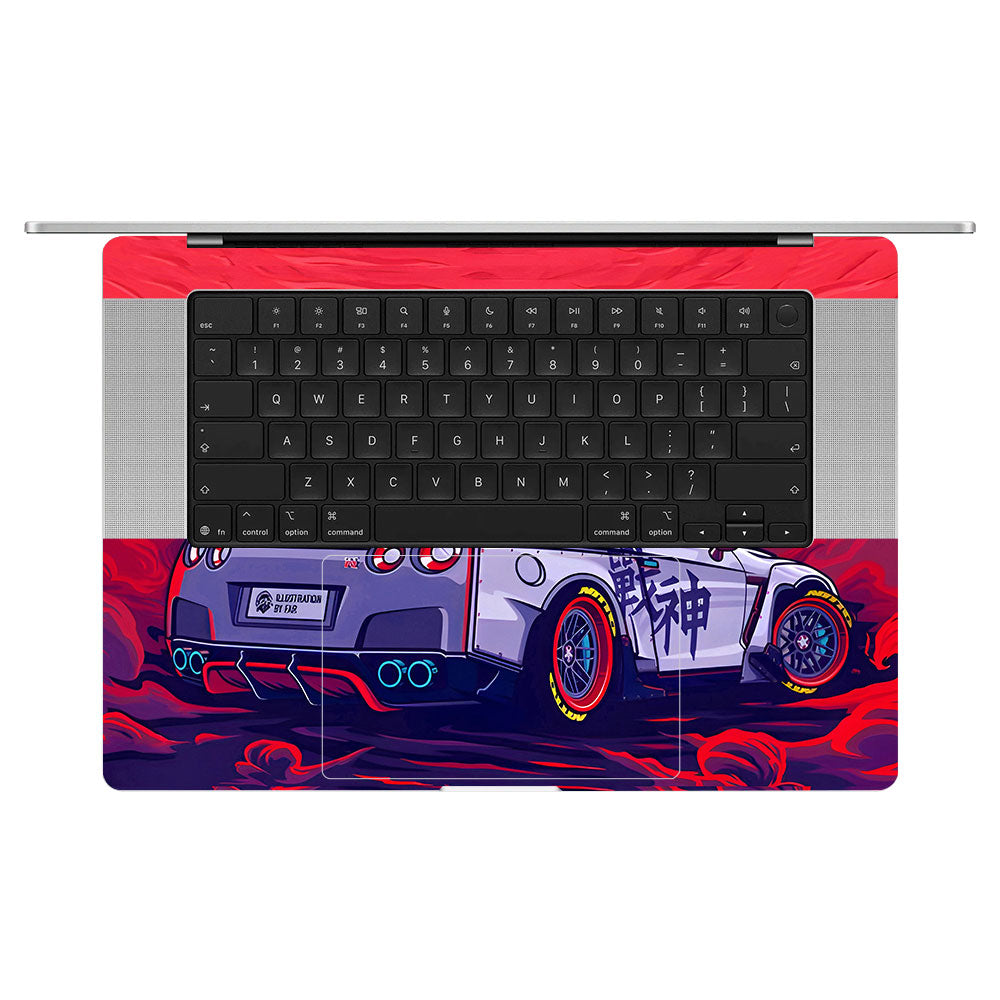 Nissan GTR Racing Edition MacBook Pro 16 M5 Pro/Max 2026 Laptop Skin