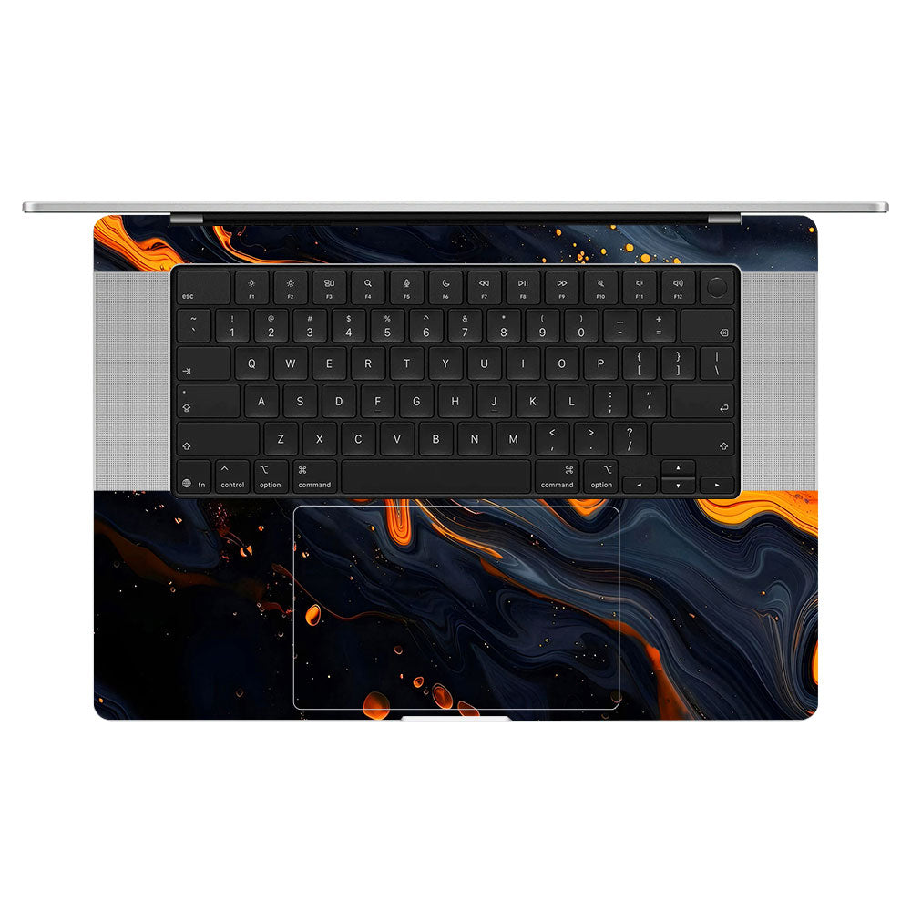 Lava Marble MacBook Pro 16 M5 Pro/Max 2026 Laptop Skin