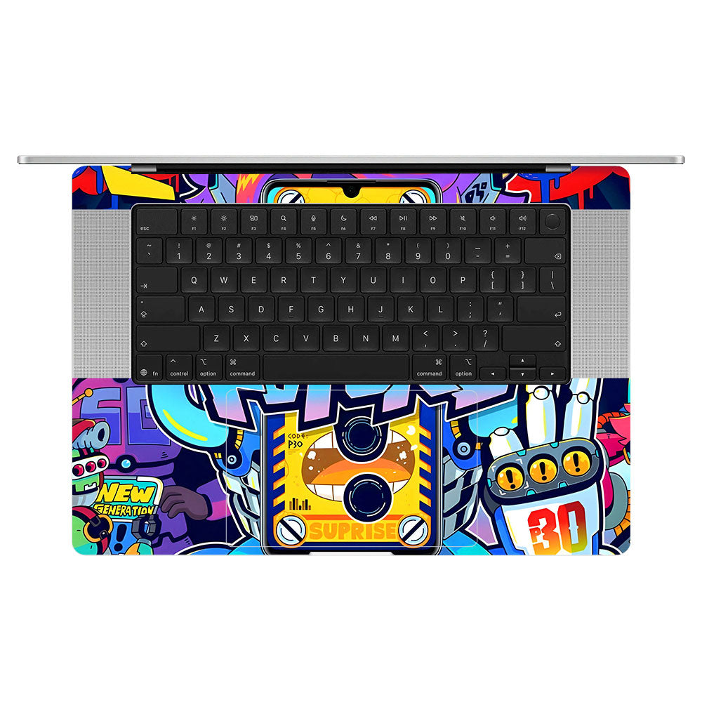 Futuristic Cyberpunk Vision MacBook Pro 16 M5 Pro/Max 2026 Laptop Skin
