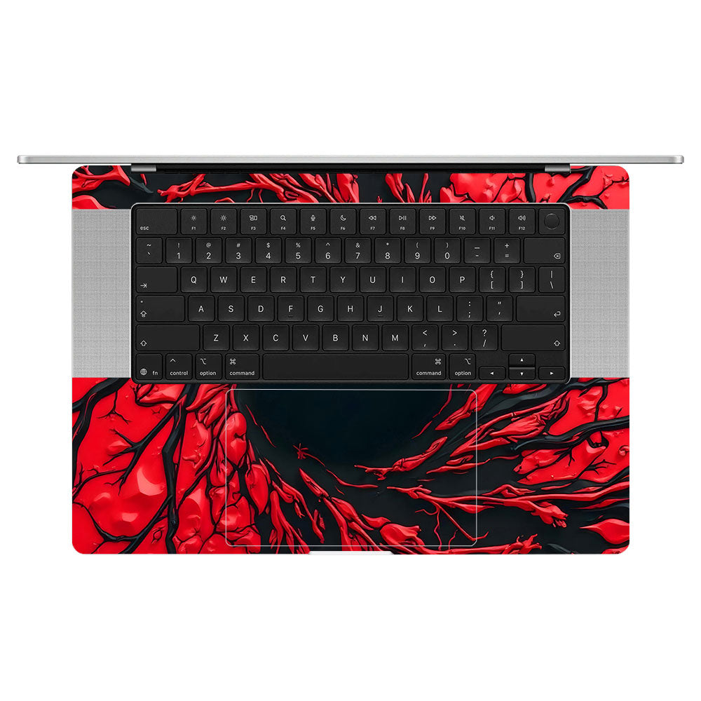 Spiderman Web Red MacBook Pro 16 M5 Pro/Max 2026 Laptop Skin