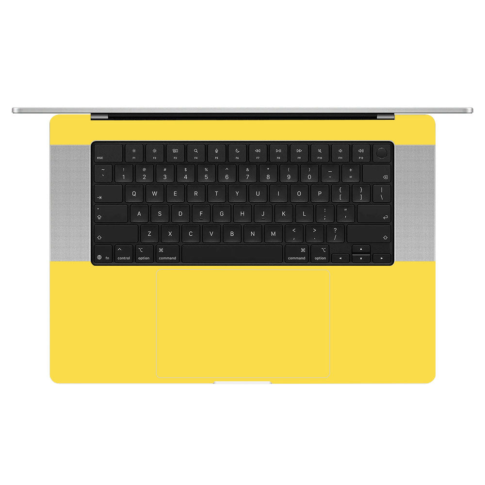 Textured Yellow MacBook Pro 16 M5 Pro/Max 2026 Laptop Skin