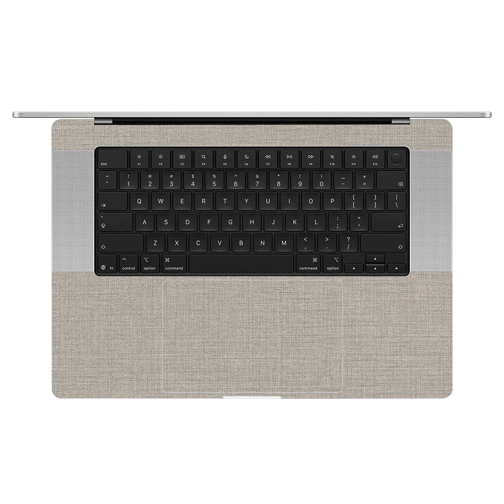 Textured Fabric Grey MacBook Pro 16 M5 Pro/Max 2026 Laptop Skin