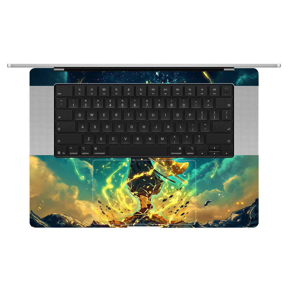 Zenitsu Thunder God MacBook Pro 16 M5 Pro/Max 2026 Laptop Skin