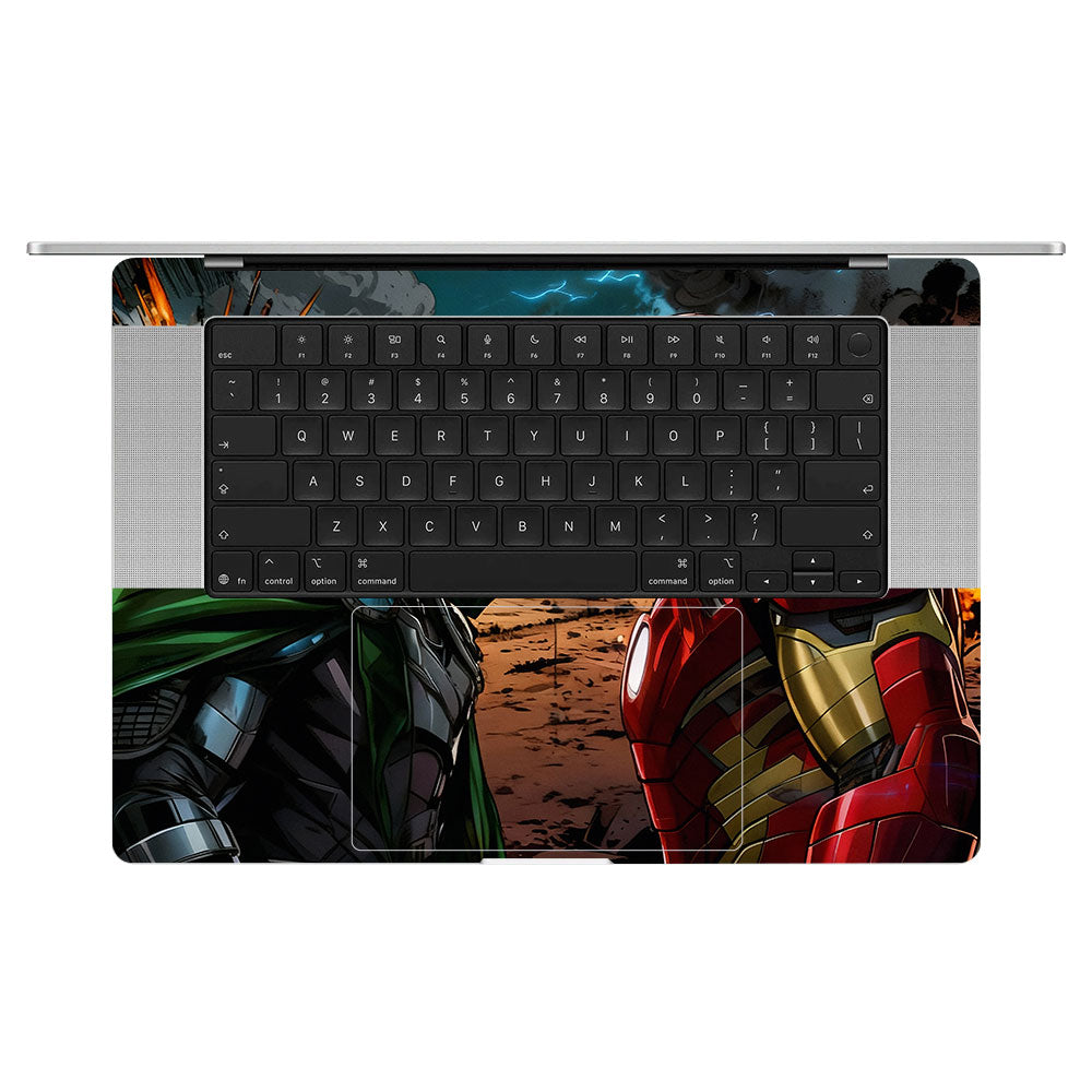 Iron Man vs Doom MacBook Pro 16 M5 Pro/Max 2026 Laptop Skin