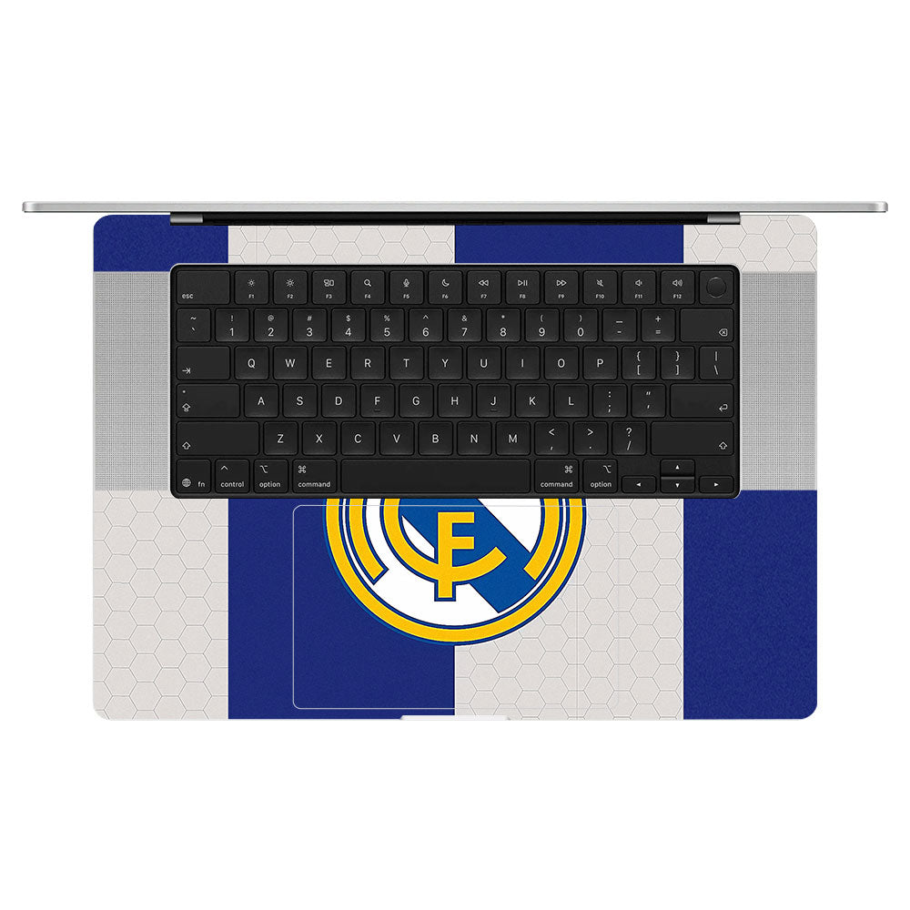 Royal Reign Real Madrid Glory MacBook Pro 16 M5 Pro/Max 2026 Laptop Skin