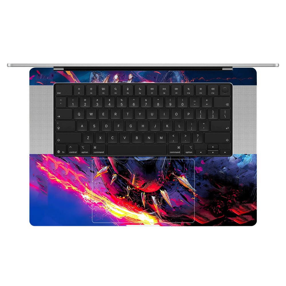 Vibranium Fury Wakandan Charge MacBook Pro 16 M5 Pro/Max 2026 Laptop Skin