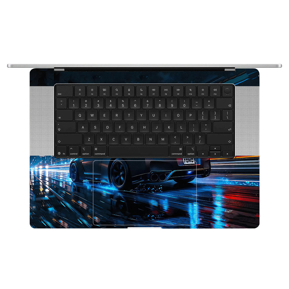 GTR Nights MacBook Pro 16 M5 Pro/Max 2026 Laptop Skin
