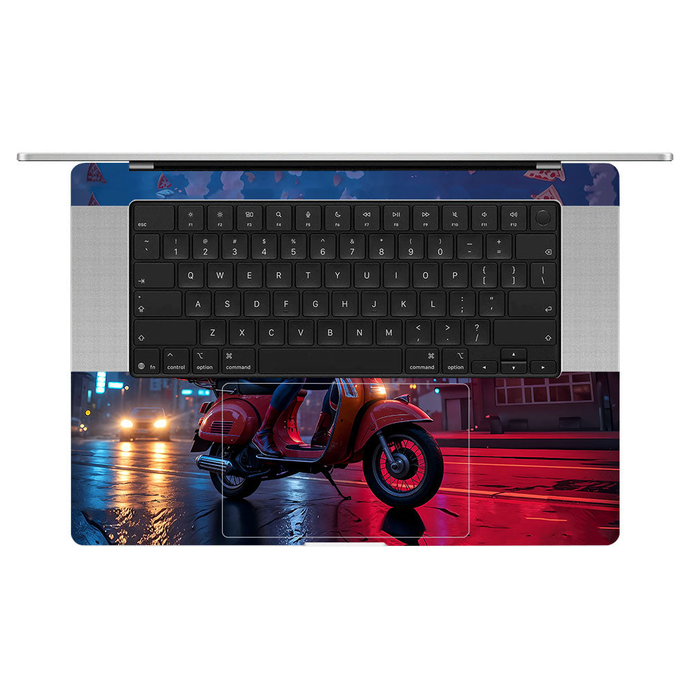 Pizza Spidey MacBook Pro 16 M5 Pro/Max 2026 Laptop Skin