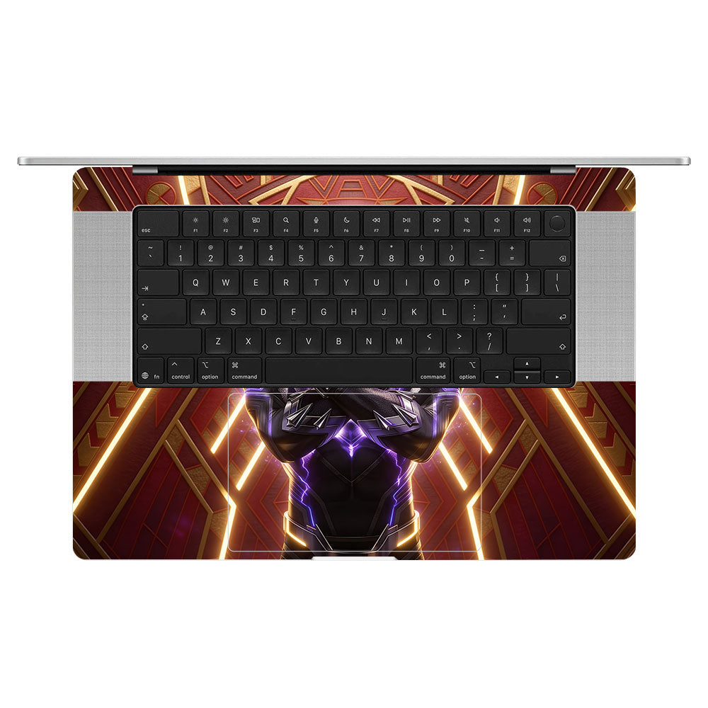 Wakanda Royal Power MacBook Pro 16 M5 Pro/Max 2026 Laptop Skin