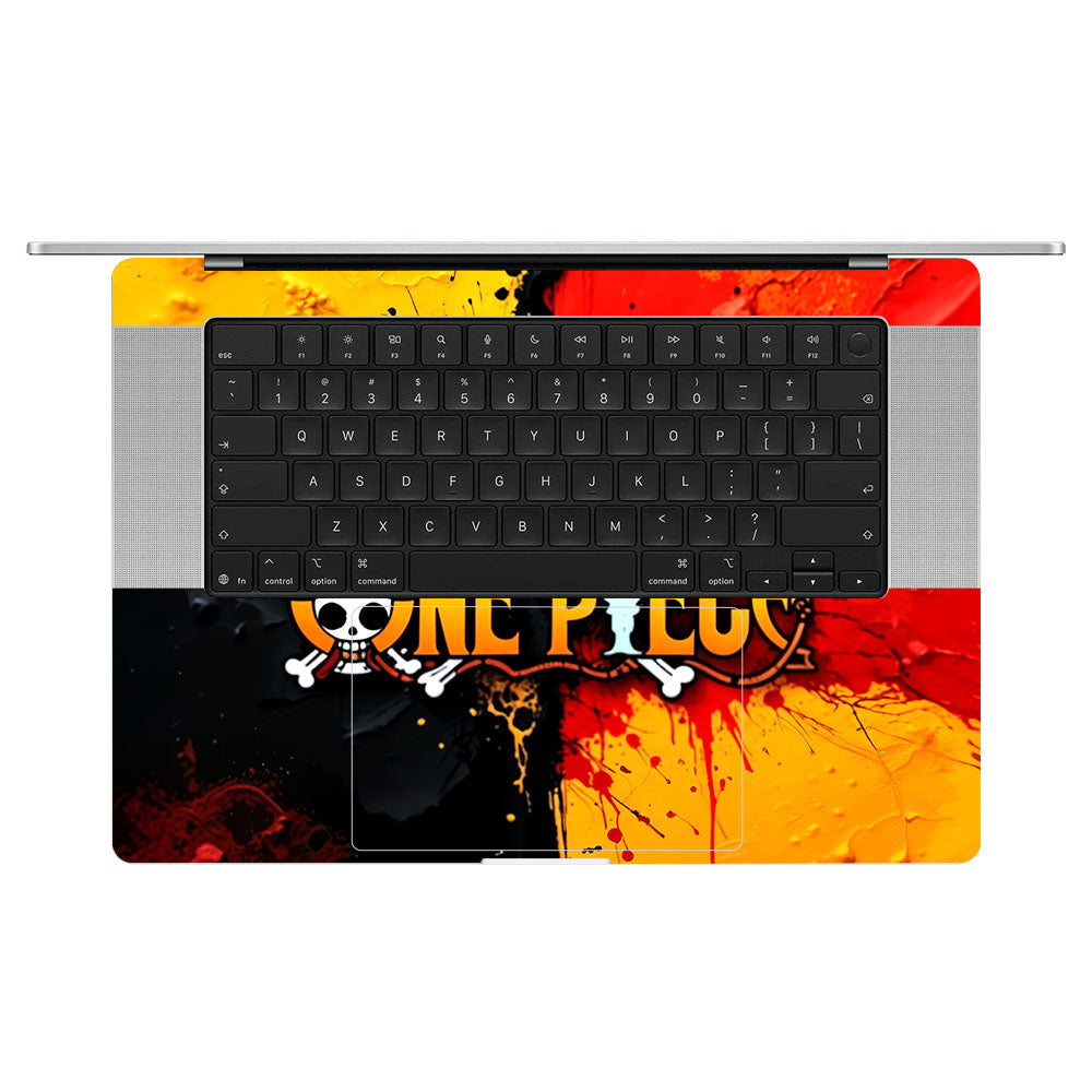 One Piece Paint Splash MacBook Pro 16 M5 Pro/Max 2026 Laptop Skin