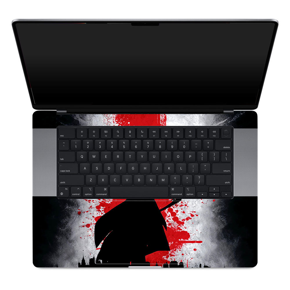 Loki Silhouette Red Strike MacBook Pro 16 M1, M2, M3, M4 2021-2024 Laptop Skin