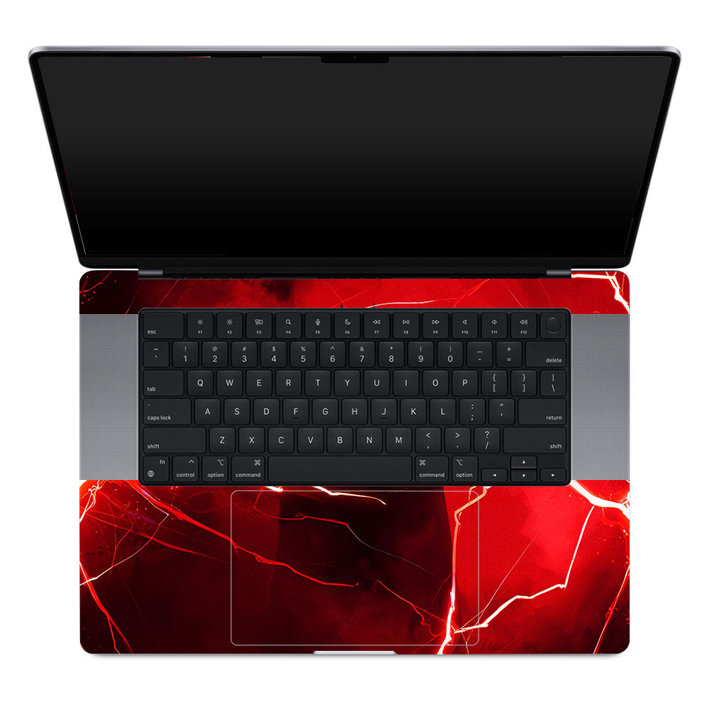 Red Rage Batman MacBook Pro 16 M1, M2, M3, M4 2021-2024 3D Laptop Skin