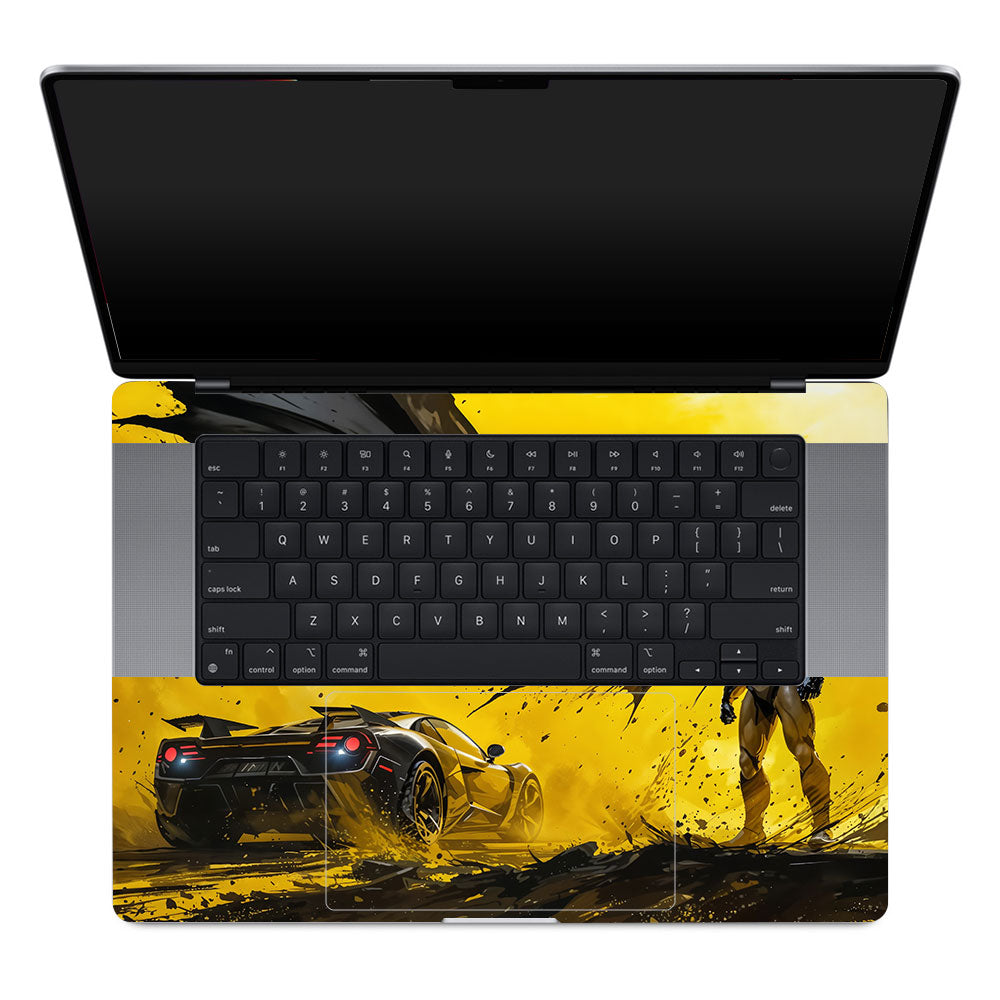 Dark Knight Velocity MacBook Pro 16 M1, M2, M3, M4 2021-2024 Laptop Skin