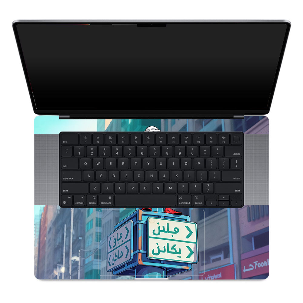 Arabian Spider Man MacBook Pro 16 M1, M2, M3, M4 2021-2024 Laptop Skin