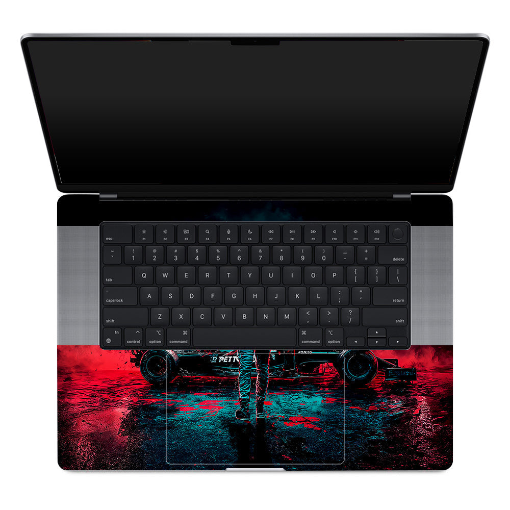 F1 Legend Racer MacBook Pro 16 M1, M2, M3, M4 2021-2024 Laptop Skin