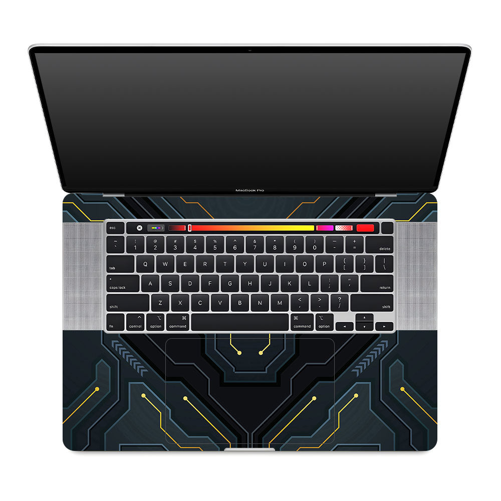 Futuristic Techno MacBook Pro 16 2019 Laptop Skin