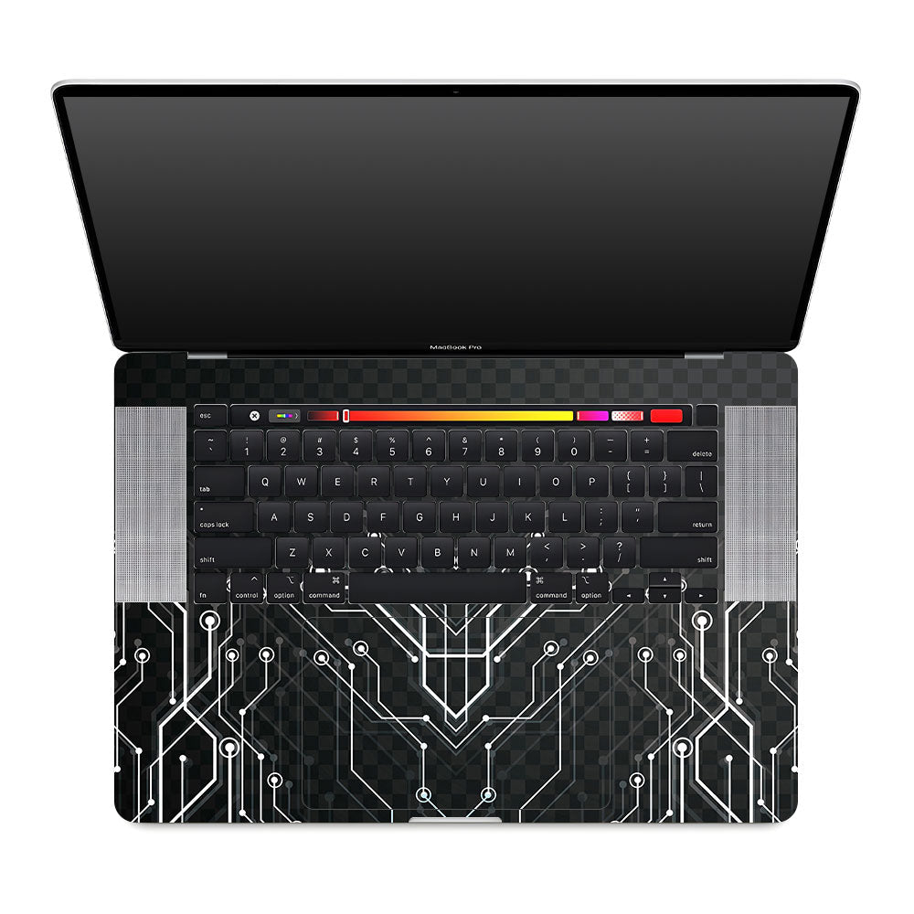 Black Digital Circuit MacBook Pro 16 2019 Laptop Skin