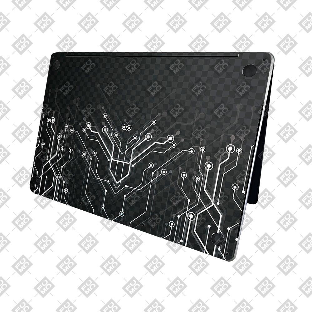 Black Digital Circuit MacBook Neo 13 Laptop Skin
