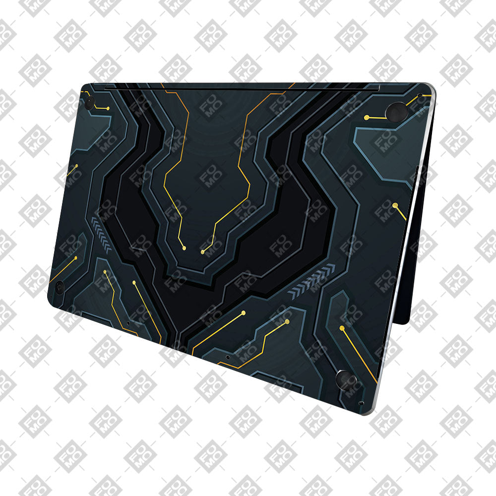 Futuristic Techno MacBook Neo 13 Laptop Skin