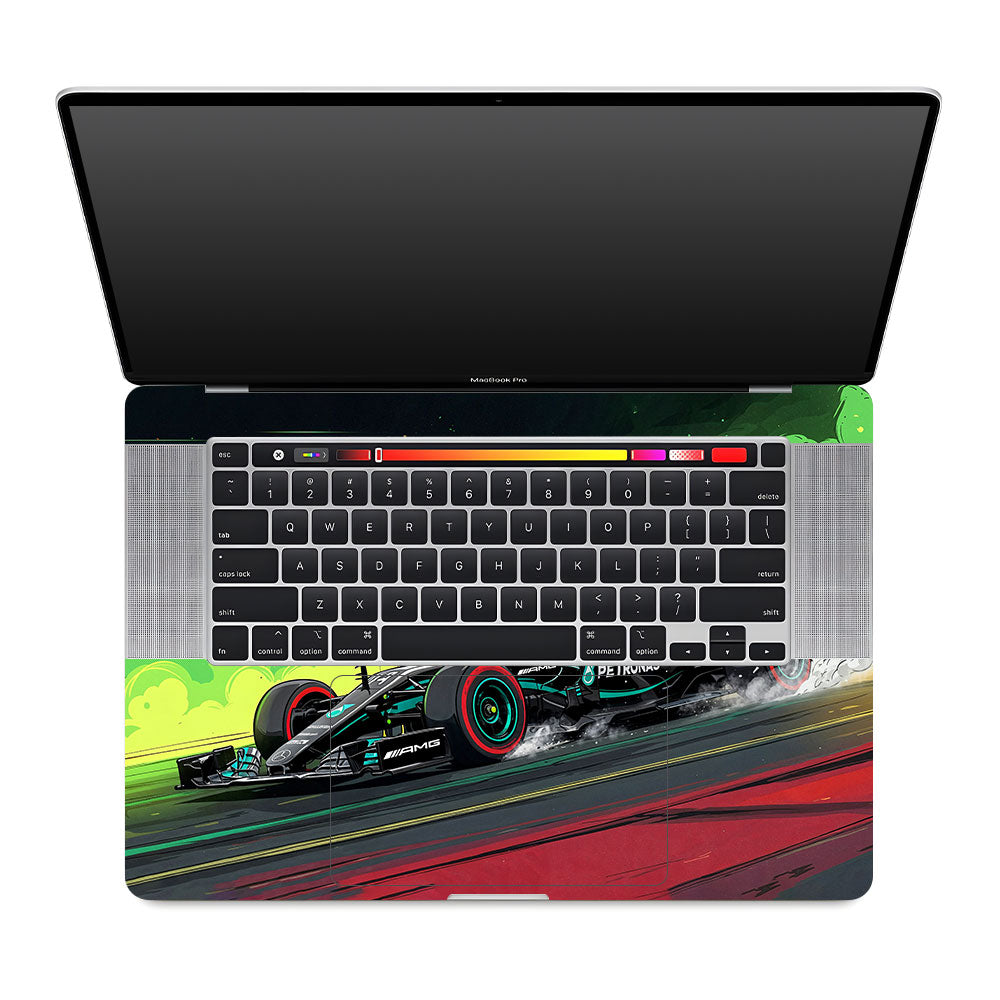 W15 F1 Red Bull x AMG Velocity MacBook Pro 16 2019 Laptop Skin