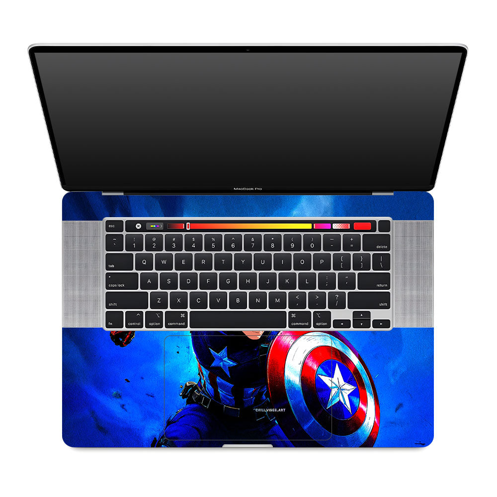 Shield of Justice Captain America MacBook Pro 16 2019 Laptop Skin