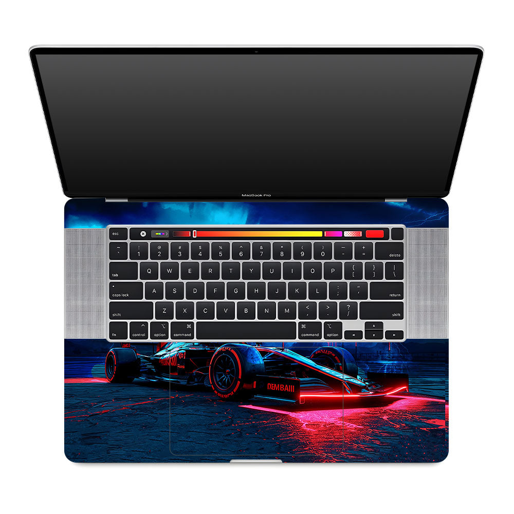 Fututristic Formula 1 MacBook Pro 16 2019 Laptop Skin