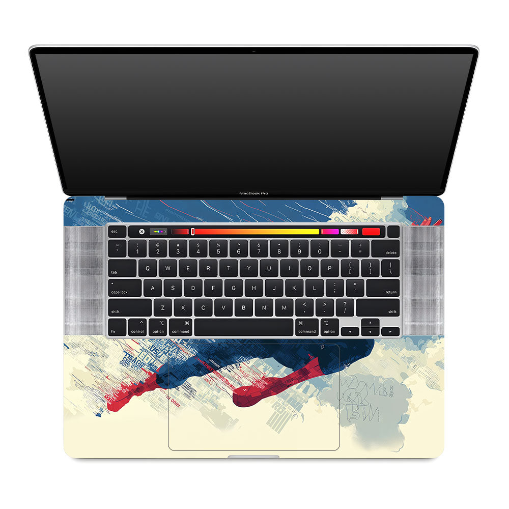 Spiderman Velocity MacBook Pro 16 2019 Laptop Skin