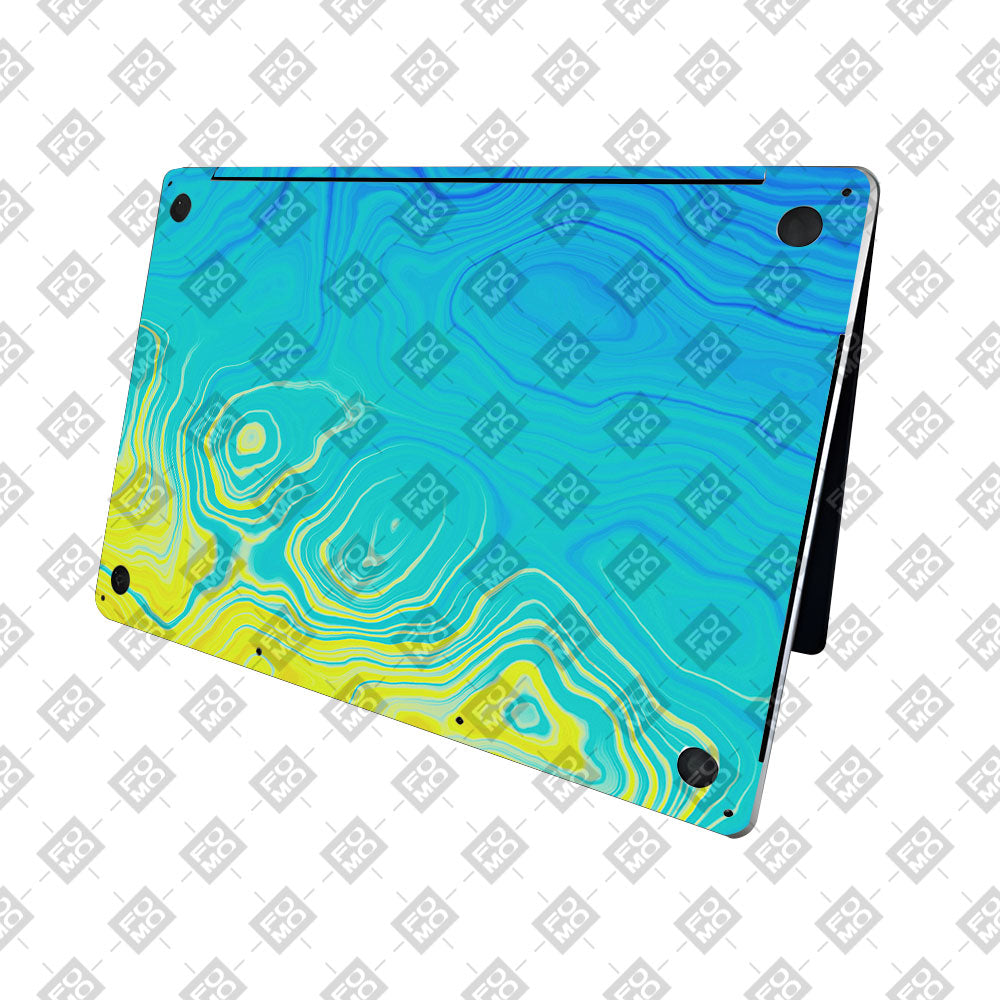 Ocean Gradient Waves MacBook Pro 16 2019 Laptop Skin