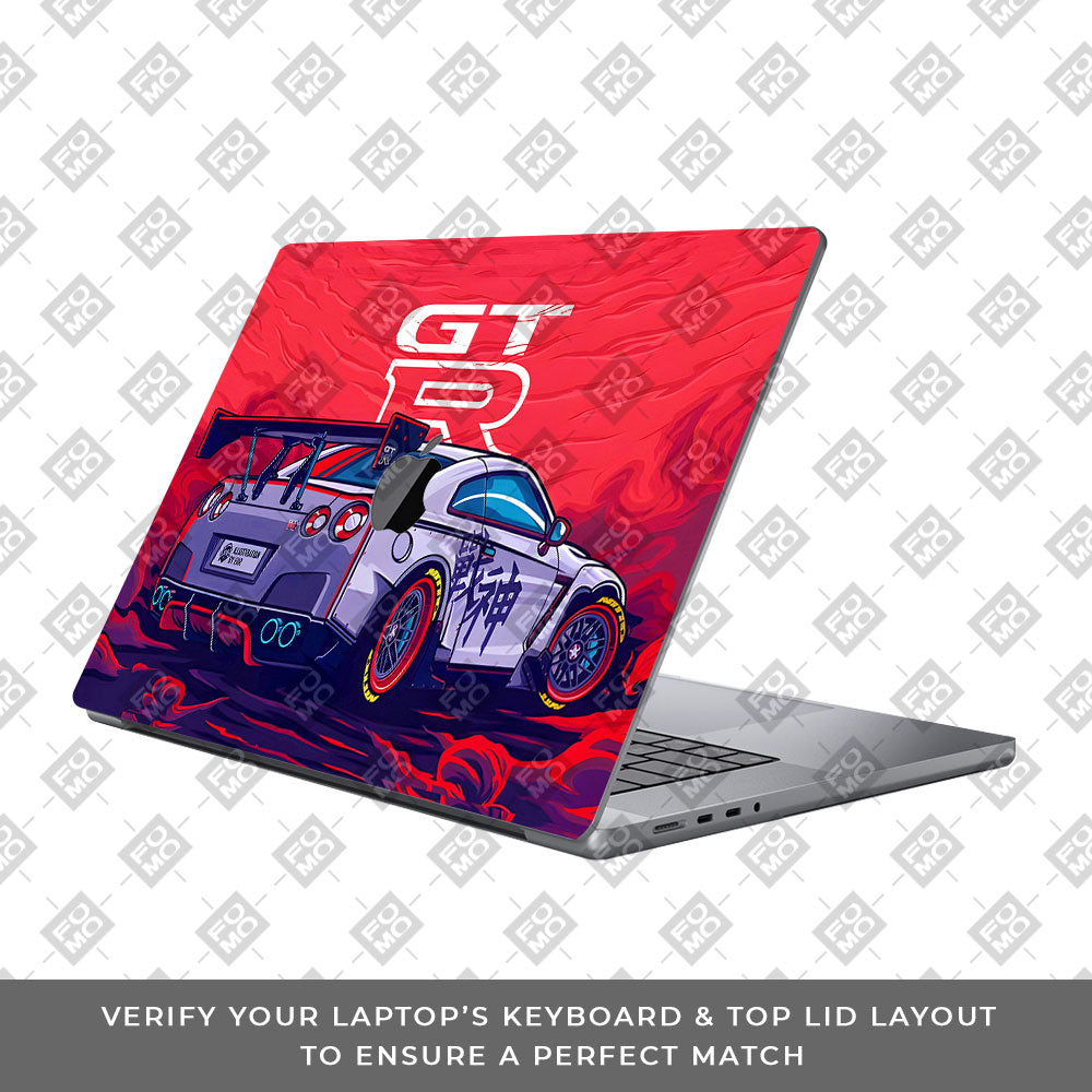 Nissan GTR Racing Edition MacBook Pro 16 2019 Laptop Skin
