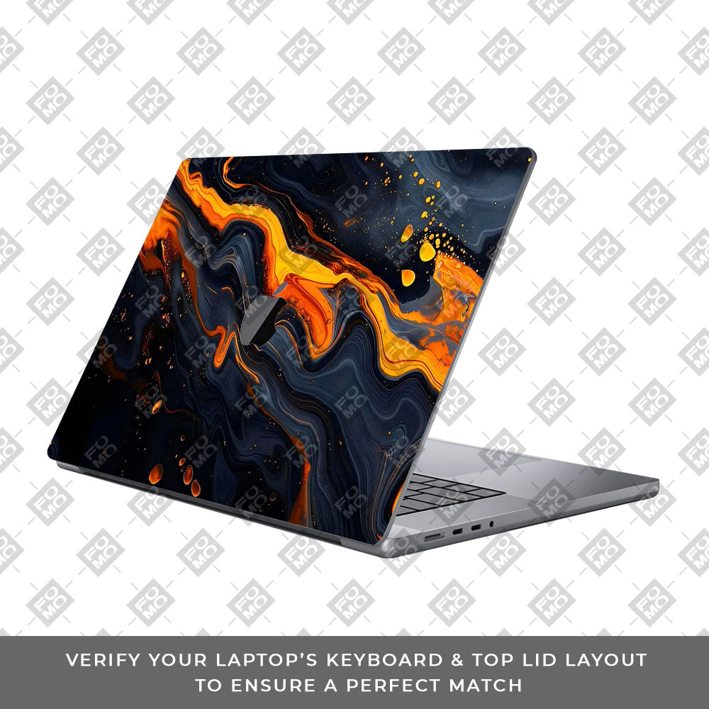 Lava Marble MacBook Pro 16 2019 Laptop Skin